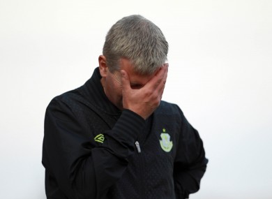 Stephen Kenny: sacked by Shamrock Rovers on Tuesday.
