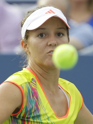 Britain's Laura Robson lost in three sets on Saturday.
