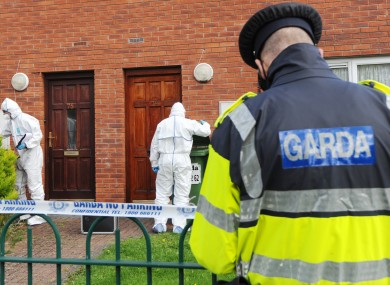 The crime scene on 22 August