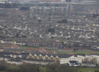 Homes in west Dublin (File photo)