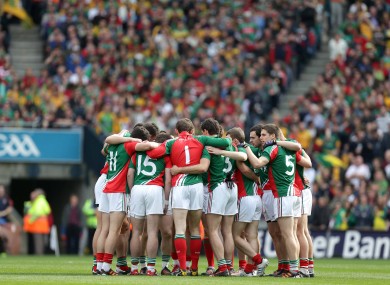 The Mayo team will have a new coach next year in Donie Buckley.