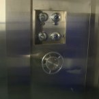 The vault door. 