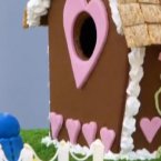 Brendan's gingerbread house. 