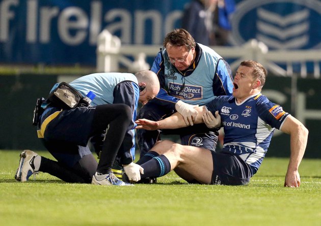 Brian O'Driscoll down injured 27/10/2012