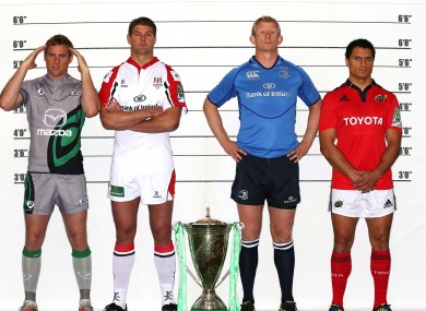 Usual suspects: The provincial captains line up.