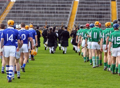 The Thurles Sarsfields and Drom-Inch teams.