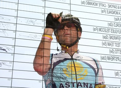 Lance Armstrong: facing questions.