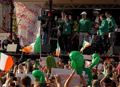 Katie Taylor won the Olympic gold, but she won it FOR IRELAND. So congratulations!
