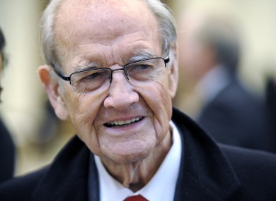 George McGovern pictured last year