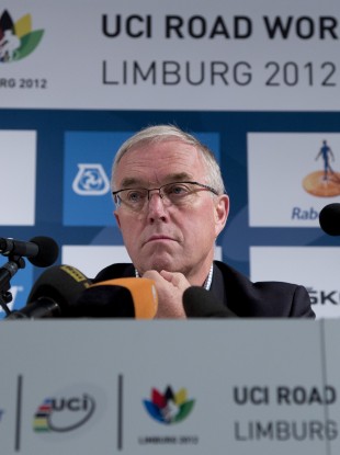 UCI chief Pat McQuaid.
