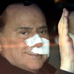 After the incident in which Berlusconi was assaulted with a small statuette of a church.