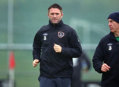 Keane missed the Germany game through injury.