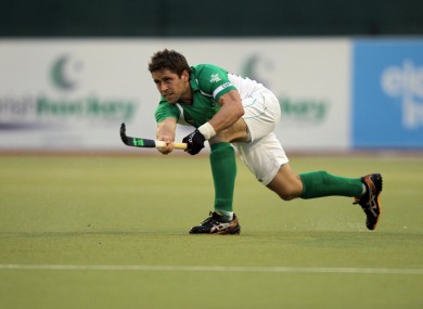 Irish captain Ronan Gormley.
