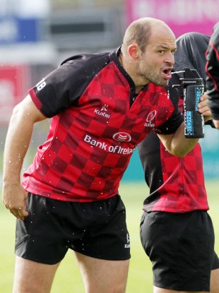 Rory Best loves fluid refreshment.