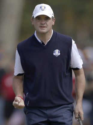 Lawrie featured as Europe beat the US in this year's Ryder Cup.