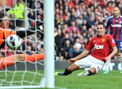 Van Persie has been in excellent form since signing for Man United.