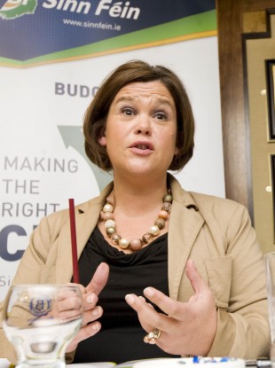 Sinn Fein's Mary Lou McDonald