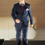 Few can pull off dickie bow, jumper and flat cap and Fine Gael's Eoghan Murphy is not part of that few. Photo: Laura Hutton/Photocall Ireland