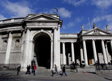 Bank of Ireland's flagship branch on College Green: 24 staff at the bank are on salaries of over €400,000 a year, Michael Noonan has said.