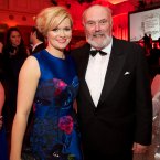 Cecilia Ahern and David Norris.