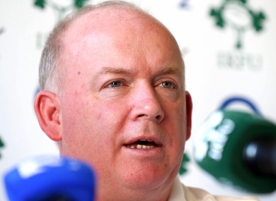 Declan Kidney: optimistic.