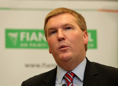 Fianna Fail Finance Spokesman, Michael McGrath.