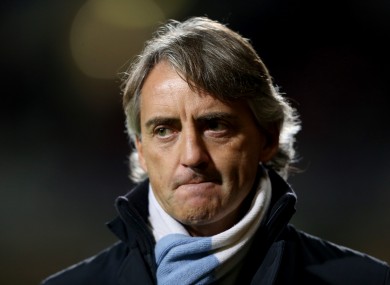 Roberto Mancini's side face a crucial fixture this weekend.