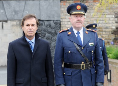 Minister for Justice and Equality Alan Shatter (left) pictured with Garda Commissioner Martin Callinan