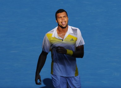 France's Jo-Wilfried Tsonga.