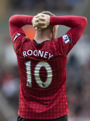 Rooney is currently suffering from a knee problem.