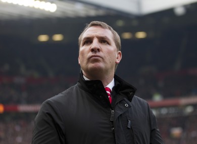 Tight-lipped: Brendan Rodgers.