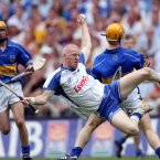 Mullane catches the ball ahead of Tipperary's Paul Ormonde during Waterford's three-point win.