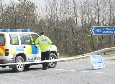 File photo of the M50 (not of scene).