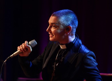 Sinéad O'Connor performs on the Late Late Show's 50th anniversary show. O'Connor is one of many acts whose careers have been helped by performances on the Late Late.