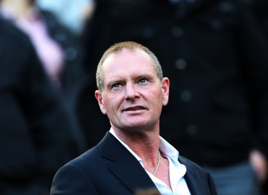 Paul Gascoigne, pictured at St James' Park in 2011.