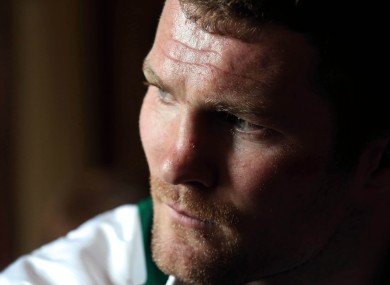 'The world keeps spinning' says Donnacha Ryan.