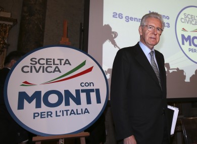 Mario Monti has set up his own political party to try and keep power - but the chances of him doing so are slim.