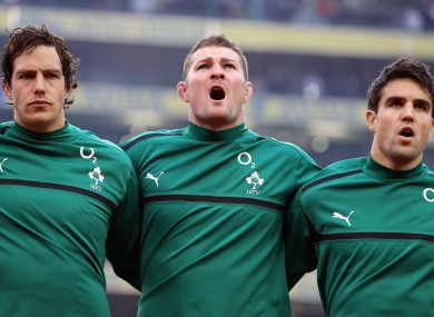 Mike McCarthy, Donnacha Ryan and Conor Murray.