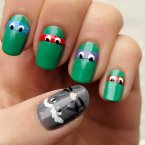 Subtle. 

Image:NailArt101