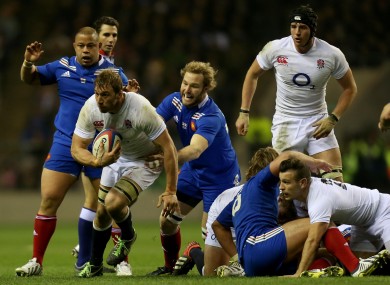 Chris Robshaw led from the front again.