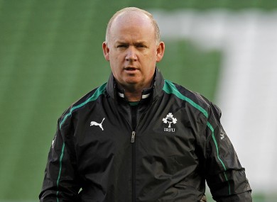 Declan Kidney: under pressure.