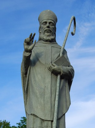 Saint Malachy - the first Irish saint canonised by a pope - supposedly predicted the identities of all 112 popes after his life. Benedict is the 111th.
