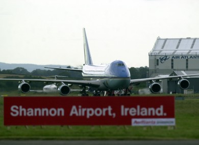 Shannon Airport.