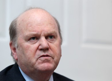 Fine Gael Minister for Finance Michael Noonan