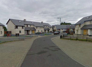 The Ardmore Walk area outside Tallaght, where yesterday's incident occurred.