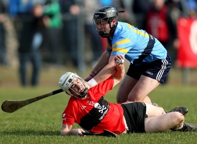 UCC's Brian Lawton and Bill O'Carroll of UCD.