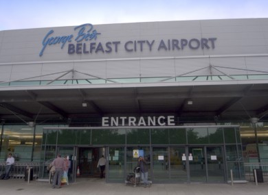 The runway at George Best Belfast City Airport is currently closed (file photo).