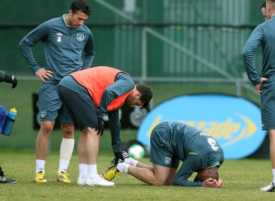 Walters on the ground earlier today.